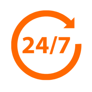 24 7 available
